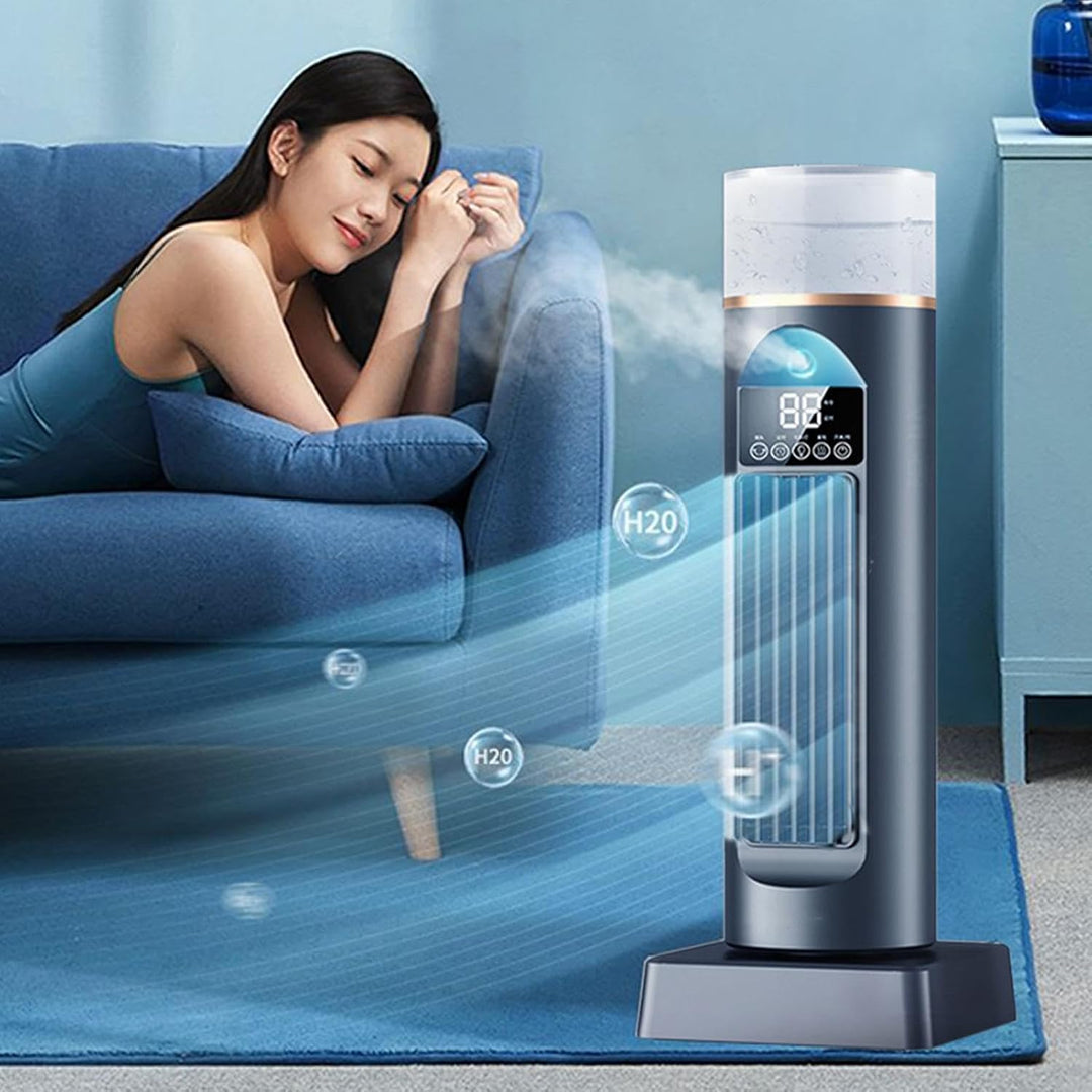 Turm AC -Klimaanlage, Kaltluftventilator, Cool Air Lüfter für Schlafzimmer, Ruhiger oszillierender b