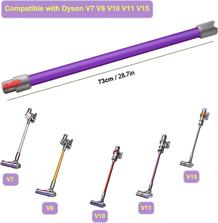 Ersatzteile Verlängerungsrohr für Dyson V7 V8 V10 V11 V15 Staubsauger, Saugrohr Länge 73 cm, Rohr Er