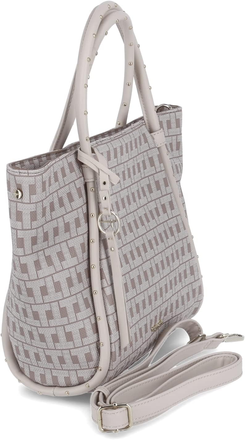 Tamaris Shopper Linn 32265 Damen Handtaschen Ornament Einheitsgrösse Lighttaupe, Einheitsgrö&#x