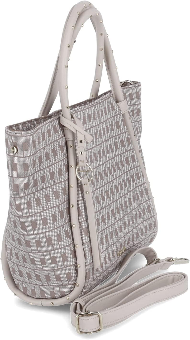 Tamaris Shopper Linn 32265 Damen Handtaschen Ornament Einheitsgrösse Lighttaupe, Einheitsgrö&#x