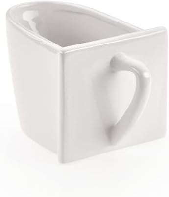 Naber Keramik Schütte, glatt, weiss