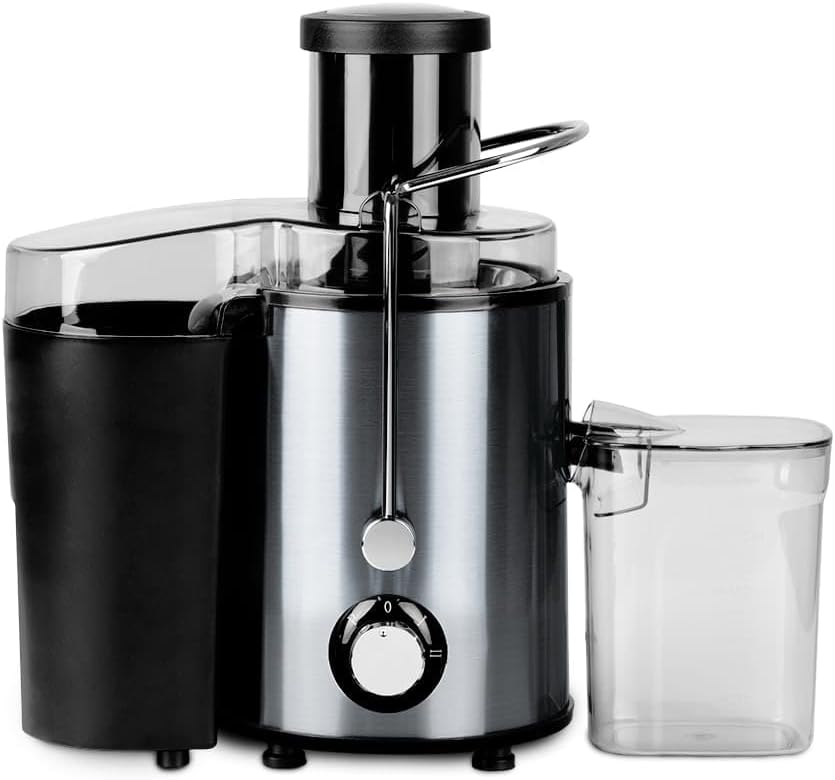 BERLINGER HAUS Entsafter Black Silver Collection | Leistungsstark und Benutzerfreundlich