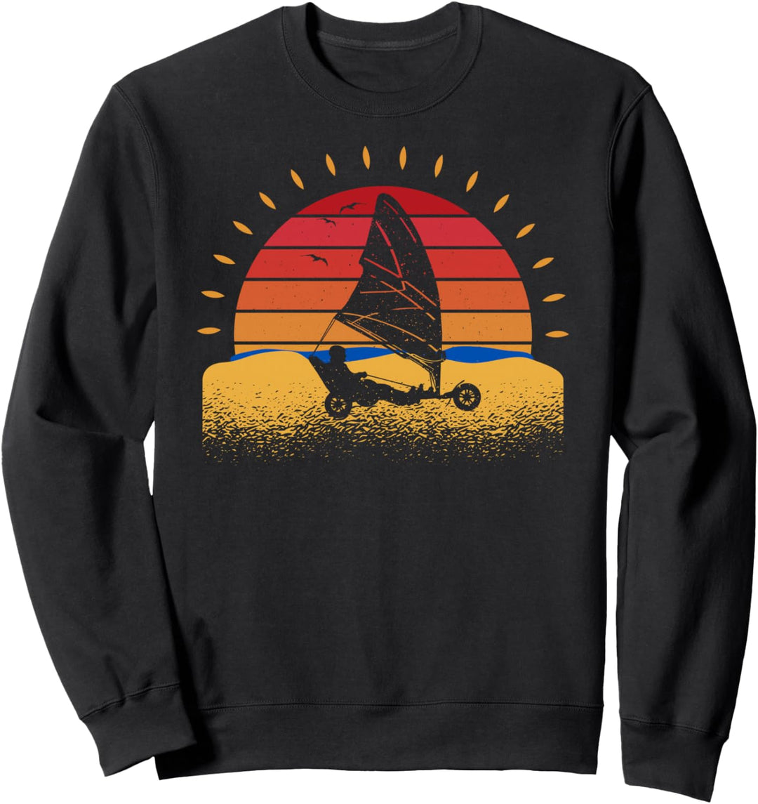 Strandsegeln Windracer Landsegeln Landsegler Strandsegler Sweatshirt