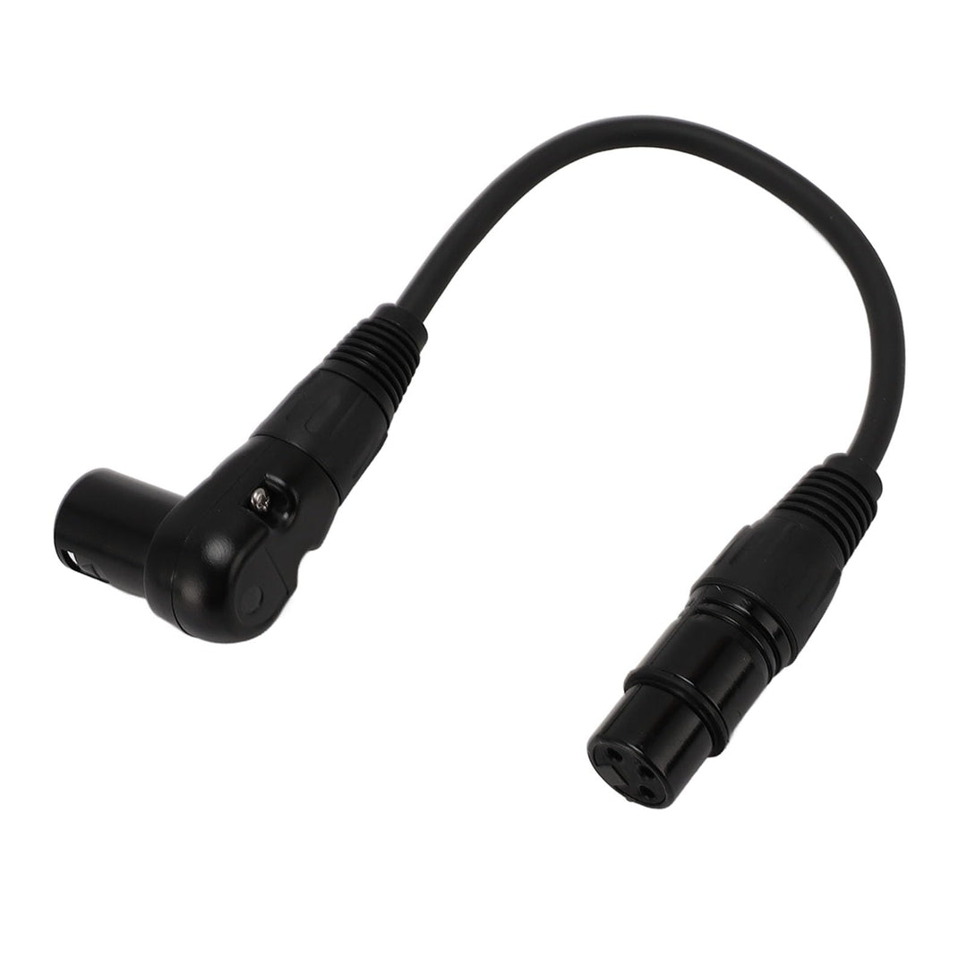 ASHATA XLR-auf-XLR-Kabel, 90-Grad-XLR-Stecker auf Buchse, XLR-Mikrofonkabel 3-polig, XLR-Stecker auf