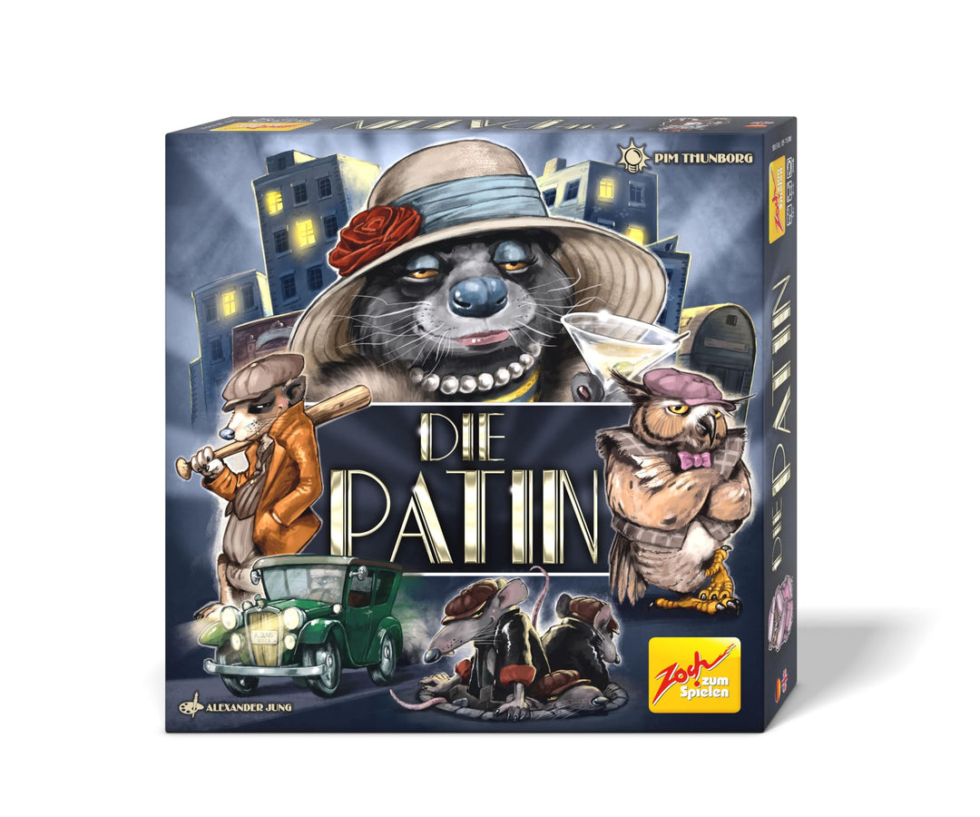 Zoch 601105185 - Die Patin (Strategiespiel ab 12 Jahren) - taktisches Brettspiel mit innovativem Spi