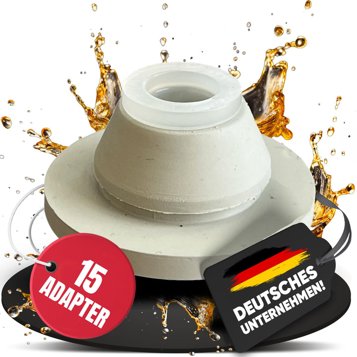 NEMT 15 Stück Adapterdichtung Stopfen für 5 Liter Partyfässer Dosen Gastrobedarf, 15 Stück