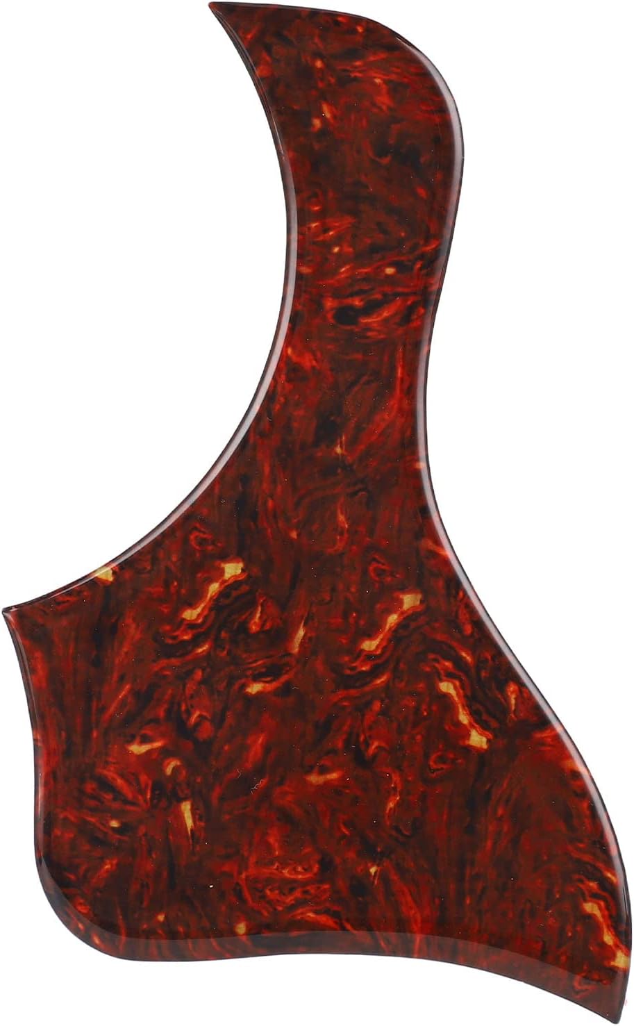 Tissting Akustikgitarren Pickguard, Universal PVC Schutzplatte für Gitarrenkörper Schlagschutz Gitar