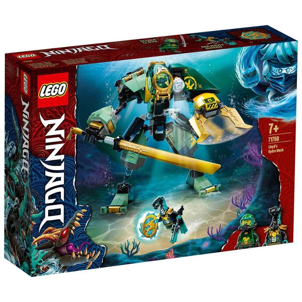 LEGO 71750 NINJAGO Lloyds Hydro-Mech, Unterwasser Set, Spielzeug für Jungen und Mädchen ab 7 Jahre m