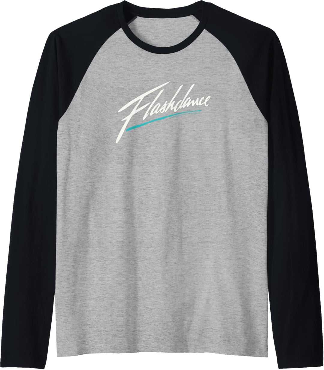 Flashdance Simple Title Logo Raglan