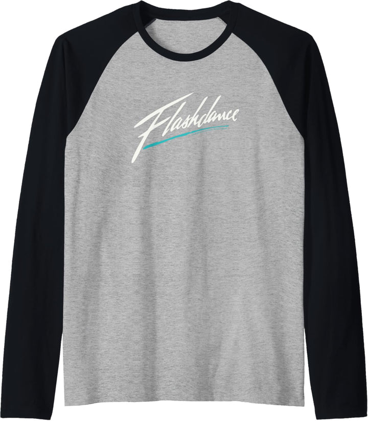 Flashdance Simple Title Logo Raglan