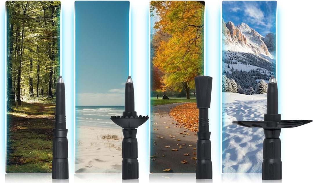 Neo-Sport Walking Stöcke Wanderstöcke Mit Eva Schaum Griff Aluminium Teleskop Verstellbar 65-135 cm