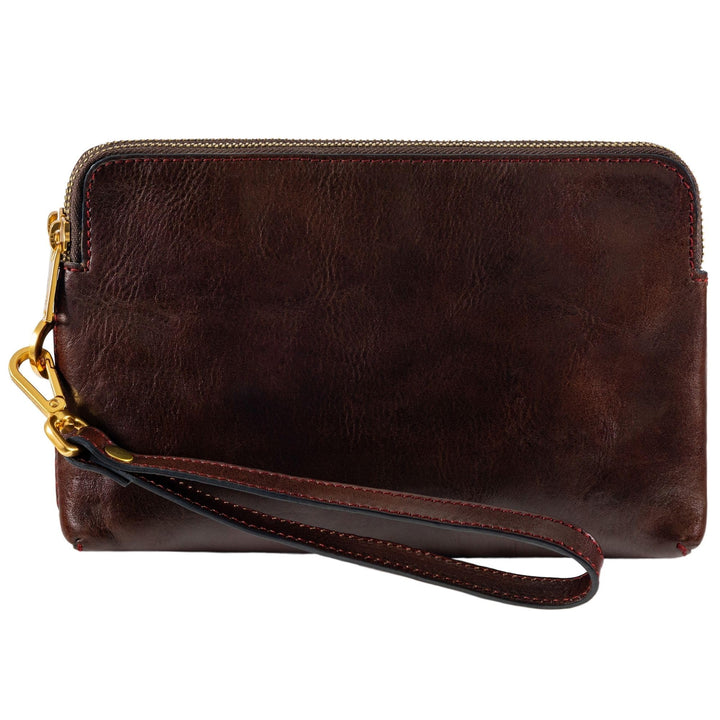 Time Resistance Leder Clutch für Herren – Organizer Tasche für Herren – Handgelenktasche – Aktentasc