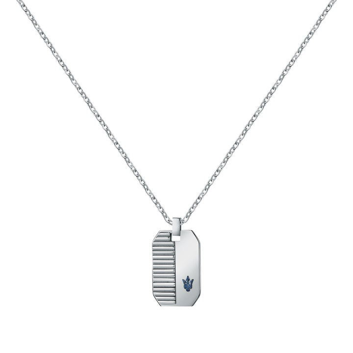Maserati Jewels Herren Halskette aus Stahl, blau IP - JM222AVD02