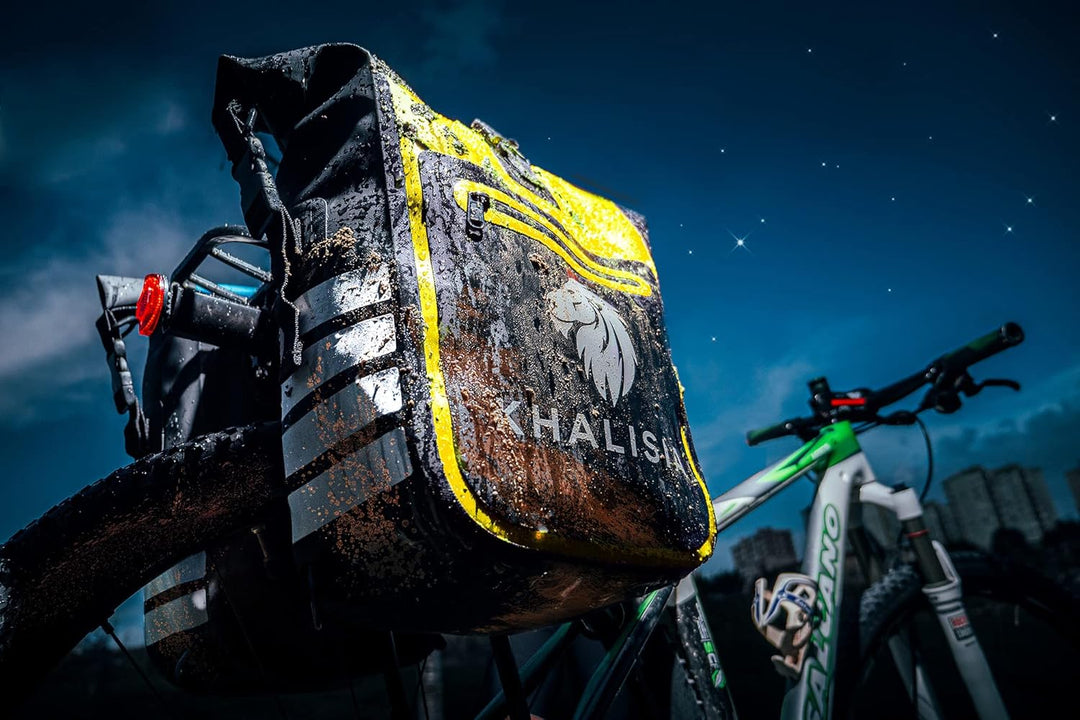 KHALISIA Fahrradtasche 3 in 1 – Rucksack wasserdicht - mit Laptopfach – hochwertige Umhängetasche &amp;