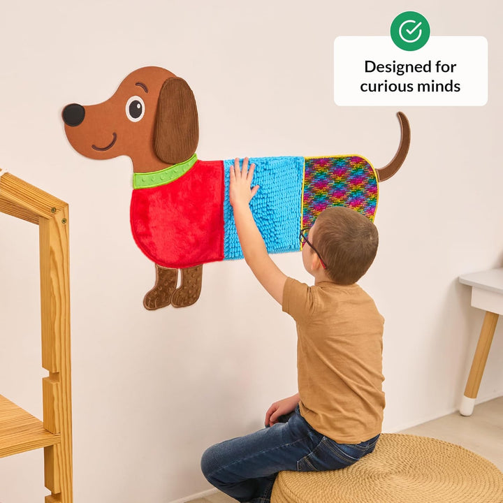 Sensory Wall v4 | Sensory Wall Panel (Dinosaur) Dog, Dog