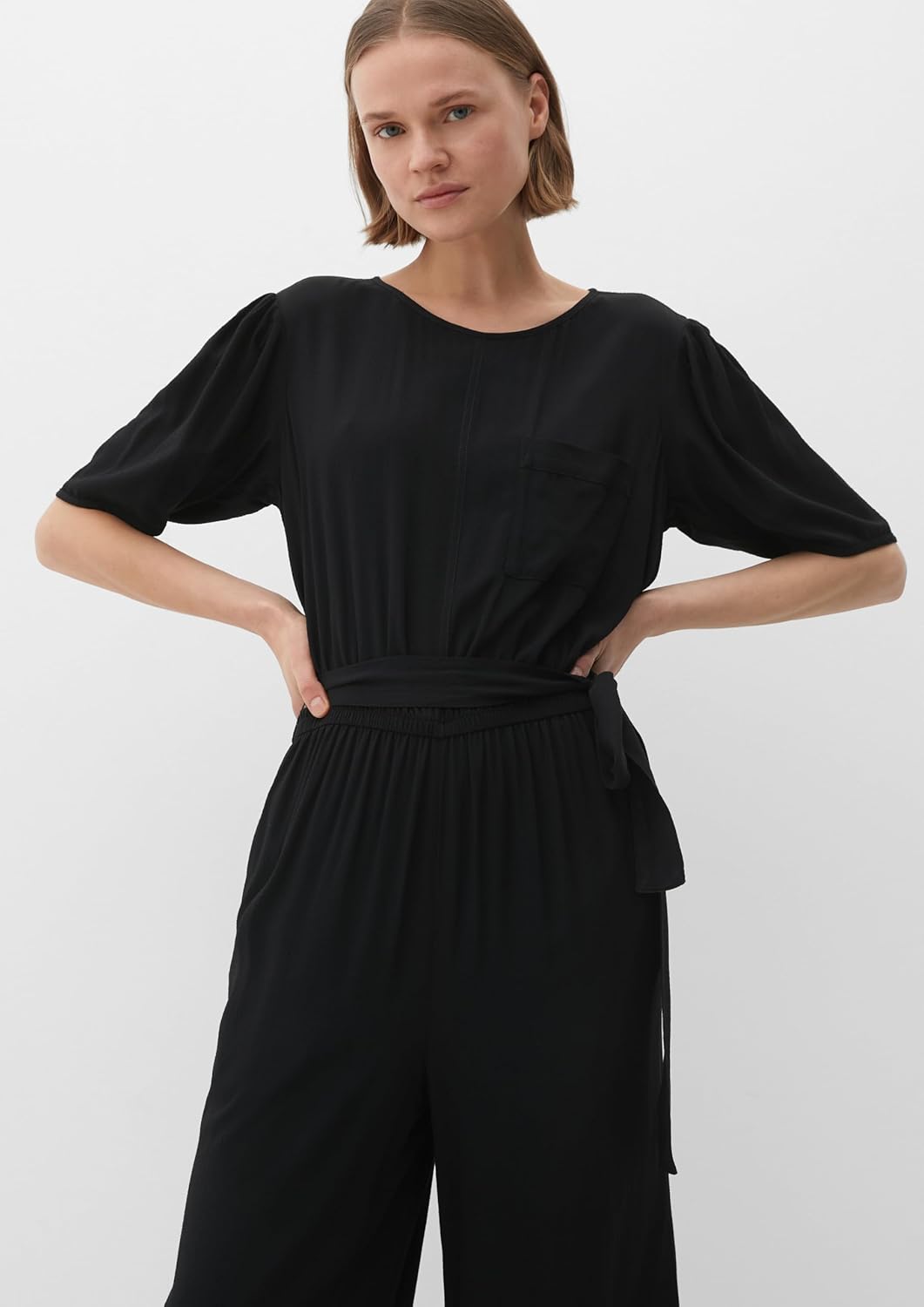 s.Oliver Damen Overall, schwarz 9999