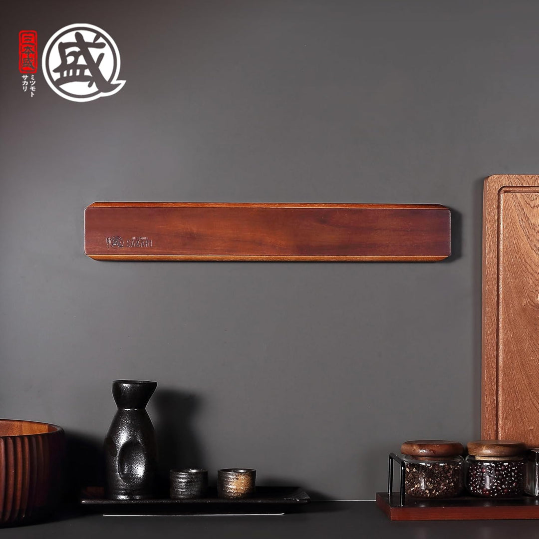 MITSUMOTO SAKARI 50 cm Magnetischer Messerhalter, Wandmontierter Küchenmesserhalter, Bohrfreier Mess