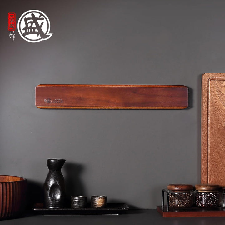 MITSUMOTO SAKARI 50 cm Magnetischer Messerhalter, Wandmontierter Küchenmesserhalter, Bohrfreier Mess