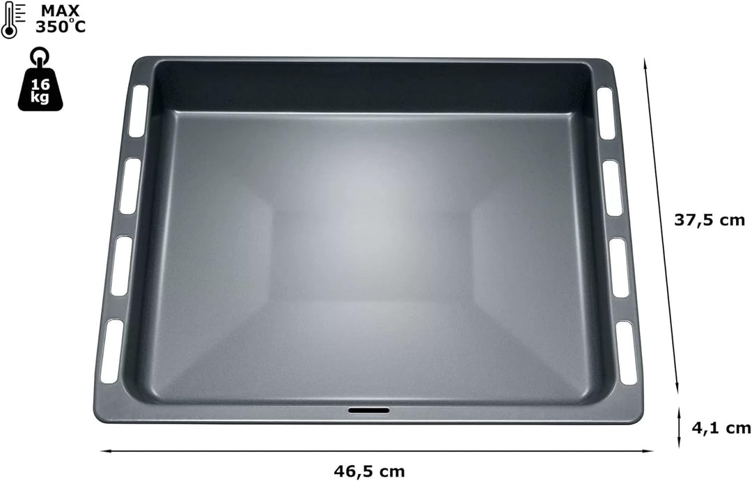 sparefixd Herd Backofen Backblech Grillpfanne für Siemens 465 x 375 x 40 mm