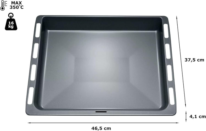 sparefixd Herd Backofen Backblech Grillpfanne für Siemens 465 x 375 x 40 mm