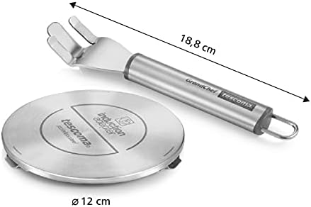 Tescoma GrandCHEF Induktions-Adapter, Edelstahl (12cm) 12 cm, 12 cm