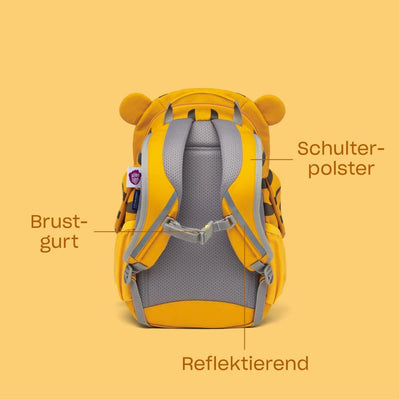 Affenzahn Unisex Kinder Frosch Rucksack (1er Pack) Einheitsgrösse Frosch Neon - Grün