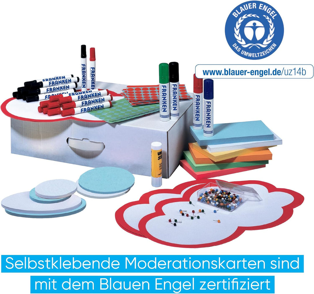 FRANKEN Moderationsbox, Moderationsset mit über 1.500 Teilen, Karton, UMMSB Kartonbox 1500+ Teile, K