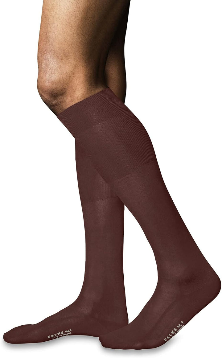 FALKE Kniestrümpfe No. 9 Baumwolle Herren schwarz blau viele weitere Farben verstärkte Kniesocken oh