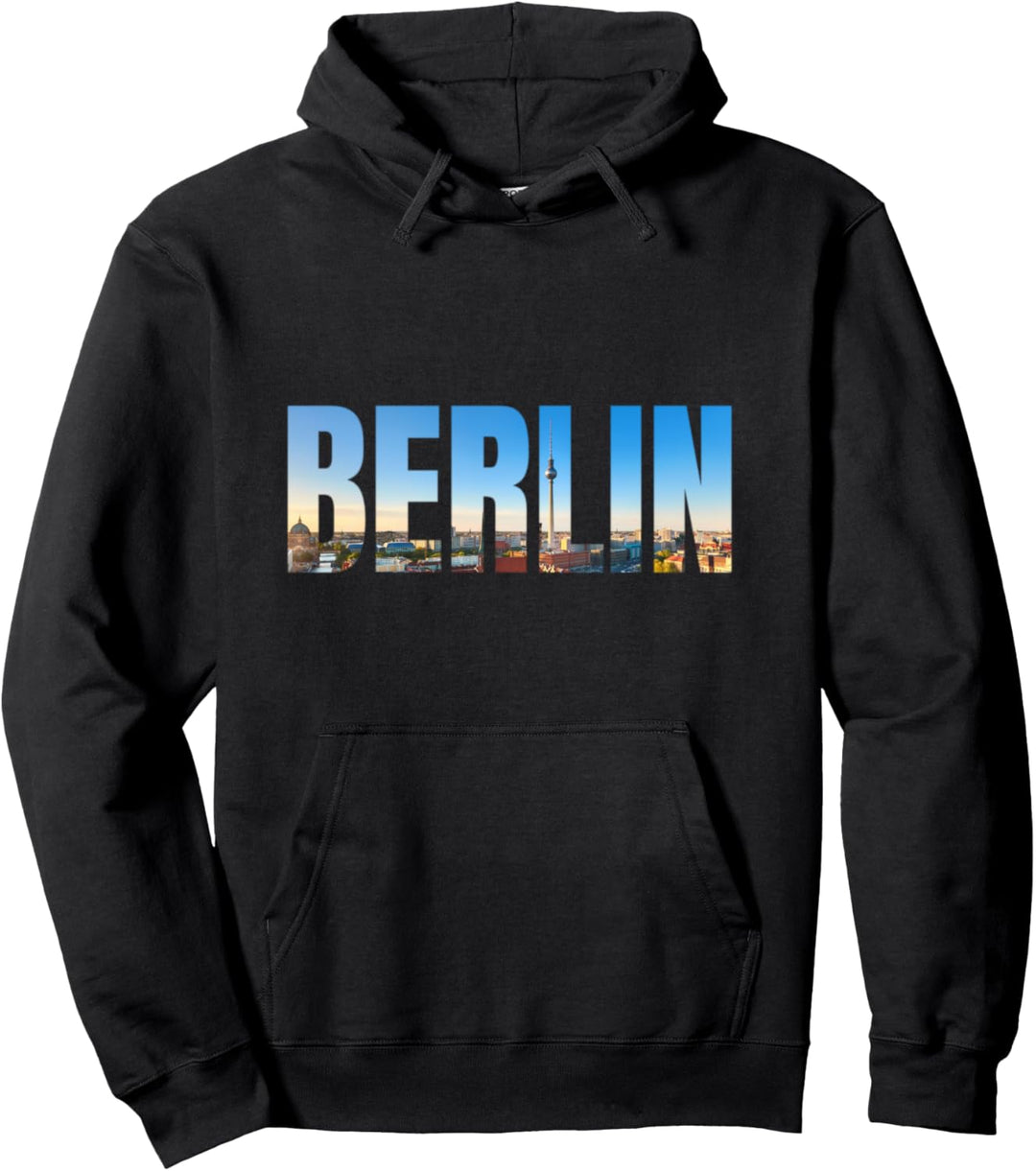 Berlin City Skyline Fernsehturm Deutschland Stadt Berlin Pullover Hoodie