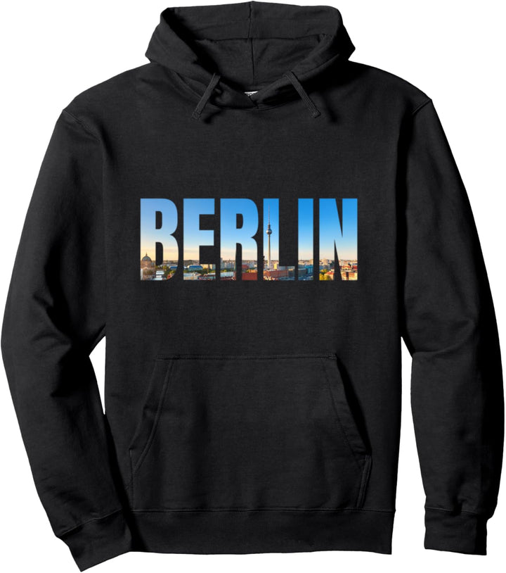 Berlin City Skyline Fernsehturm Deutschland Stadt Berlin Pullover Hoodie