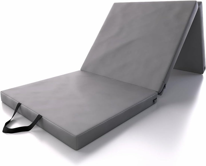Sportmatte 180 x 60 x 6 cm | Weichbodenmatte klappbar, Gymnastikmatte tragbar, Yogamatte wasserabwei