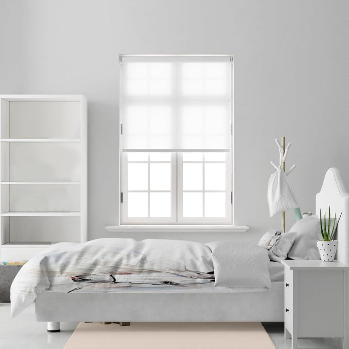 JEFFEL Pferde Bettwäsche Set 135x200 cm, Kinderbettwäsche, Pferde Motiv 3D Tier Motiv, Mikrofaser, S