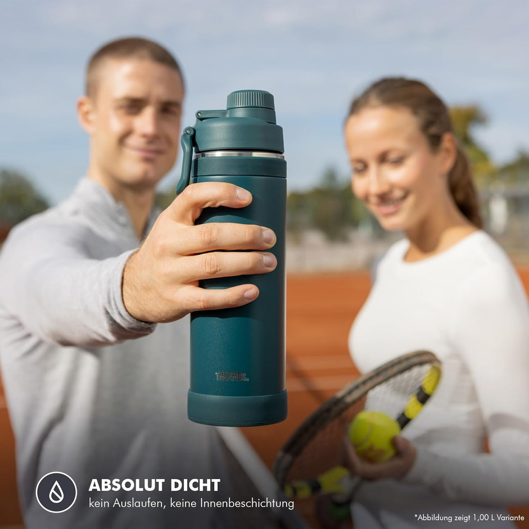 THERMOS ULTRALIGHT MAX Isolierflasche 1,00 l, 24 h kalt, moon rock mat | 12 h heiss, ultraleicht, ab