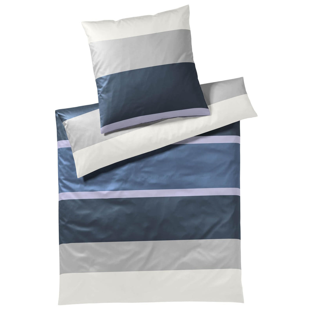 JOOP! Mako-Satin-Bettwäsche-Garnitur 4095 Mood Farbe Aqua Grösse 155x220cm+80x80