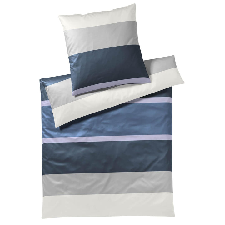 JOOP! Mako-Satin-Bettwäsche-Garnitur 4095 Mood Farbe Aqua Grösse 155x220cm+80x80