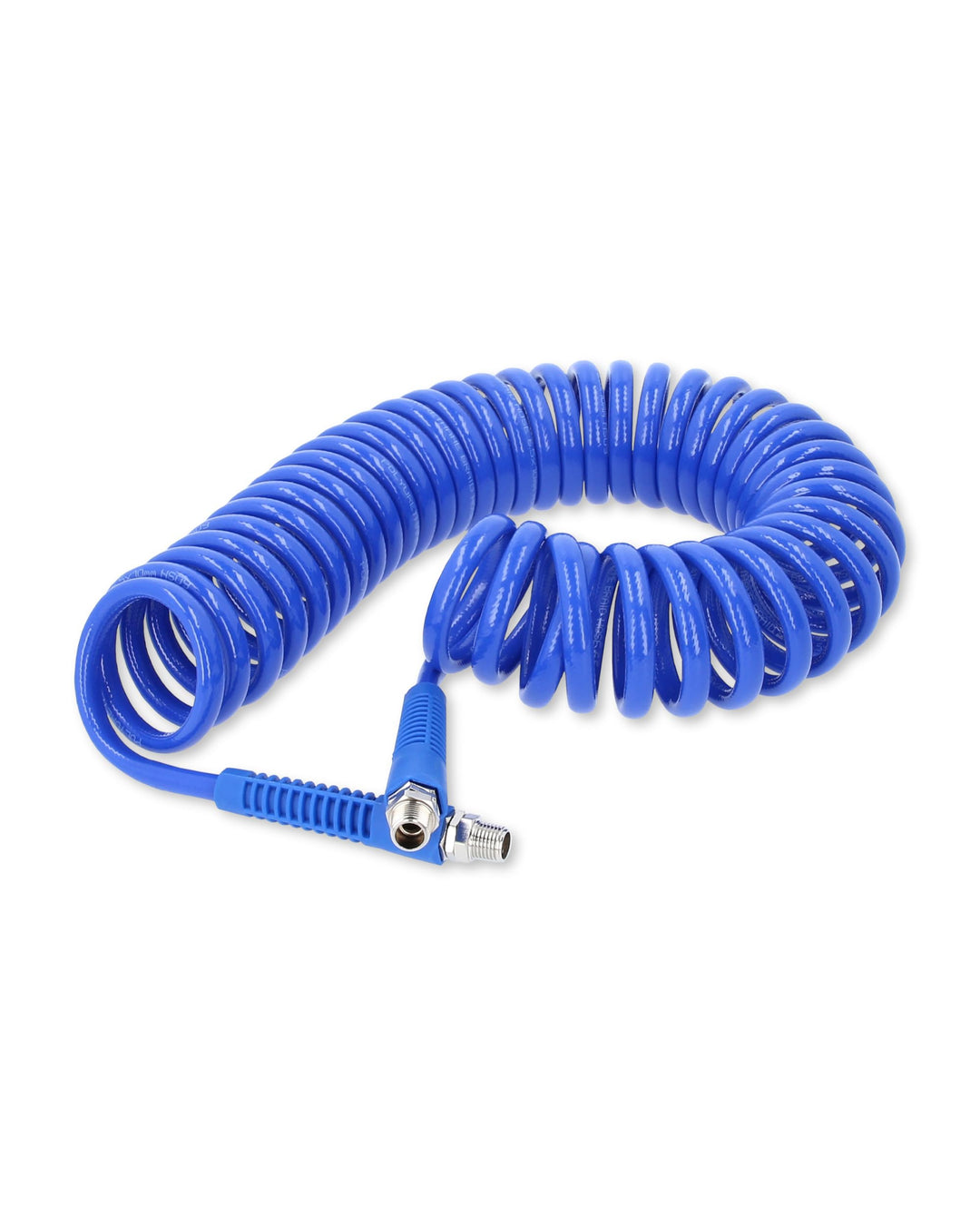 KS Tools Spiralschlauch Druckluft 515.3330 Ø 6mm I 8m langer, elastischer PU-Druckluftschlauch mit d