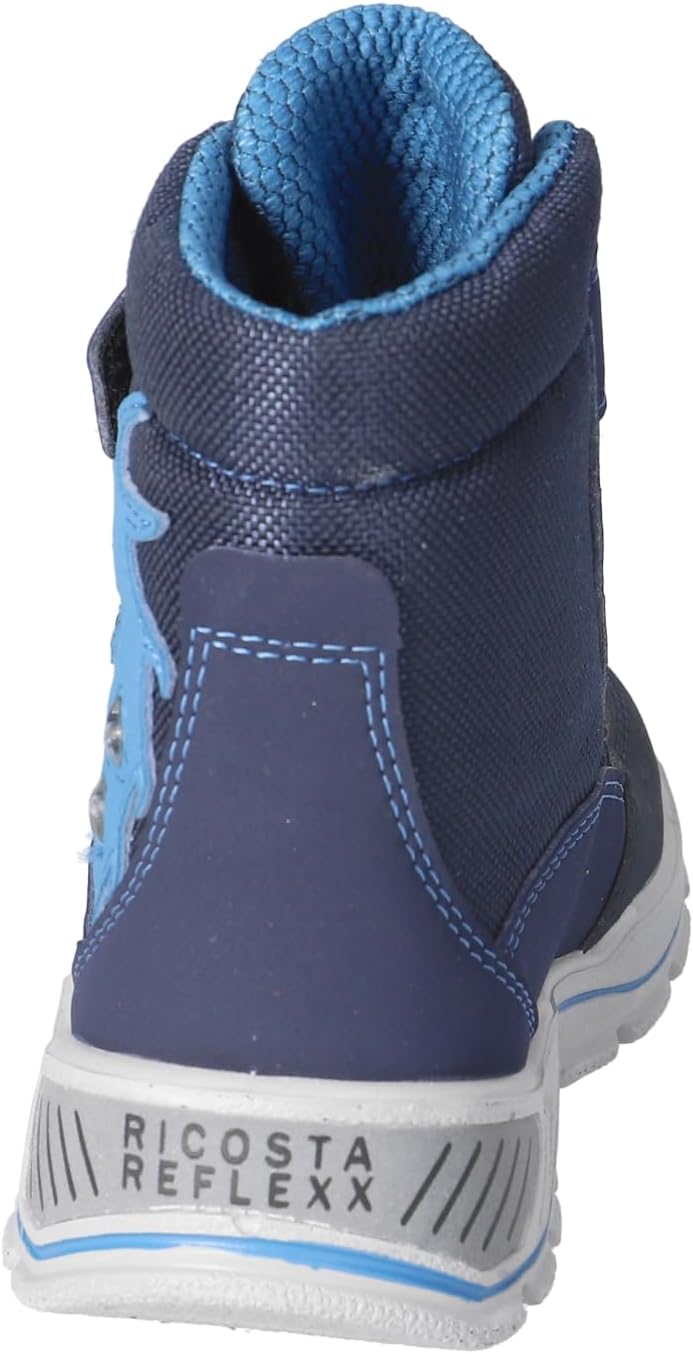RICOSTA Jungen Stiefel GRISU, Kinder Boots, Weite: Weit, lose Einlage, Sympatex, Blinklicht 26 EU We