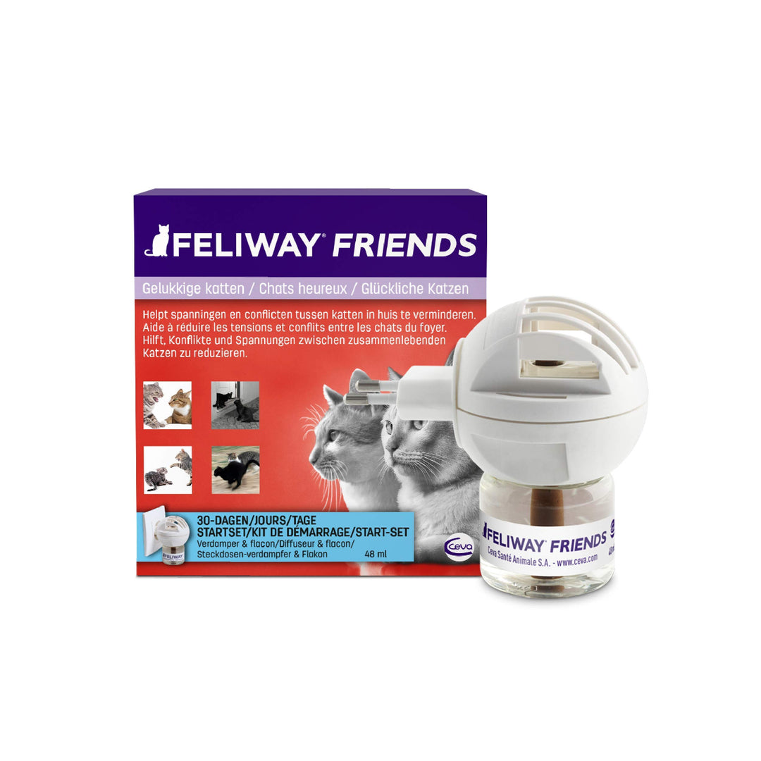 Feliway Friends – Anti Conflict voor Kat - Verdamper+ Navulling 48 ml