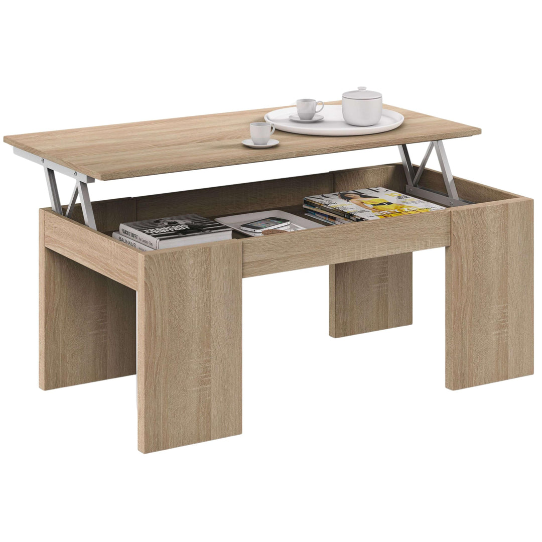 Habitdesign 001637F - Modell Kendra, Esstisch, Kanadische Eiche, Masse: 100 cm (Breite) x 43-54 cm (