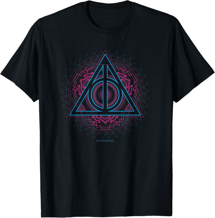 Harry Potter Neon Deathly Hallows T-Shirt