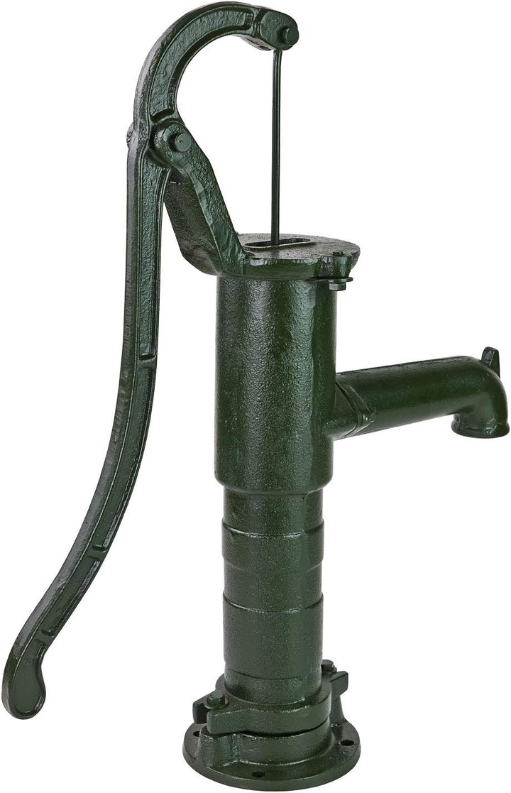 Handschwengelpumpe Schwengelpumpe Brunnenpumpe Gartenpumpe Pumpe Klassik Guss grün 1 1/4"