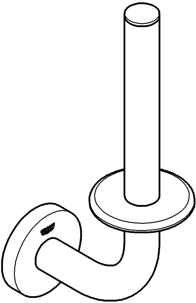 GROHE Start - Reservepapierhalter (Material: Metall, wandmonatge, verdeckte Befestigung), chrom, 411