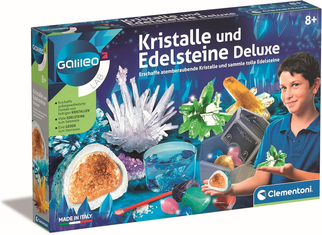 Galileo Lab - Kristalle und Edelsteine Deluxe, Kristalle züchten und Edelsteine sammeln für Kinder a