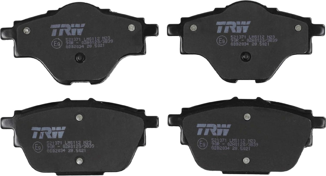 TRW Bremsbelagsatz Bremsklotz Bremsklötze Bremse Bremsen original (GDB2034)