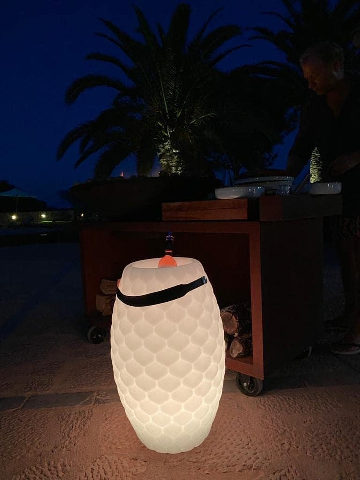 The JOOULY 50 Limited - Bluetooth Lautsprecher, Getränkekühler, Weinkühler mit 9 Licht Farben, mit A