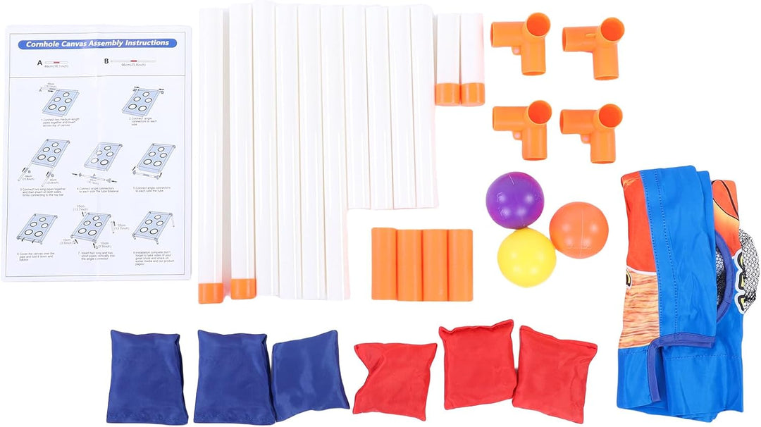 Matybobe Sitzsack-Wurfspielset für Im Innen- und Aussenbereich, für Reisen mit Kindern, Corn Hole-Sp
