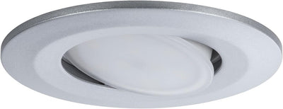 Paulmann 99923 LED Einbauleuchte Calla rund 10er Set 10x6W IP65 neutralweisse Einbaustrahler Chrom m