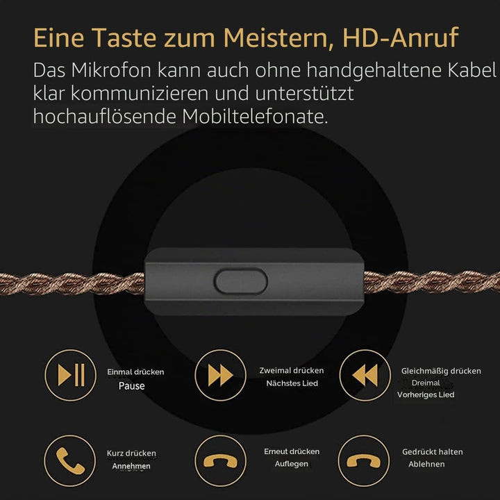 CCA C12 5BA 1DD Stereo Bass Kopfhörer In Ear Kopfhörer mit Kabel Noise Cancelling Sport Earbuds Head