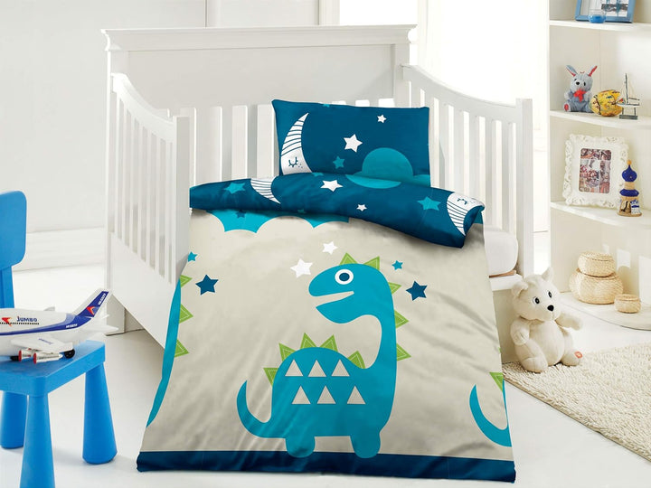 Kinderbettwäsche Babybettwäsche 100x135 cm 40x60 cm 100% Baumwolle Kleinkinder Bettwäsche Set Moon S
