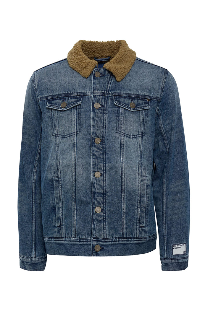 Blend Herren Jeansjacke 3XL 200291_denim Middle Blue, 3XL 200291_denim Middle Blue